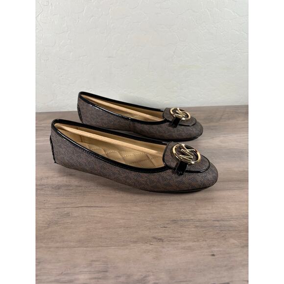 Michael Kors Lillie Moc Slip On Flats Shoes Women's Size 7.5 NWOB - Picture 1 of 7